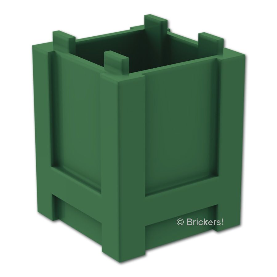 LEGO® パーツ 6530042 コンテナ ボックス 2 x 2 x 2 ：[Dark Green / ダークグリーン] 61780-141 