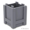コンテナ ボックス 2 x 2 x 2 ：[Dark Bluish Gray / ダークグレー]