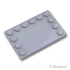 タイル 4 x 6 - エッジスタッド：[Light Bluish Gray / グレー]