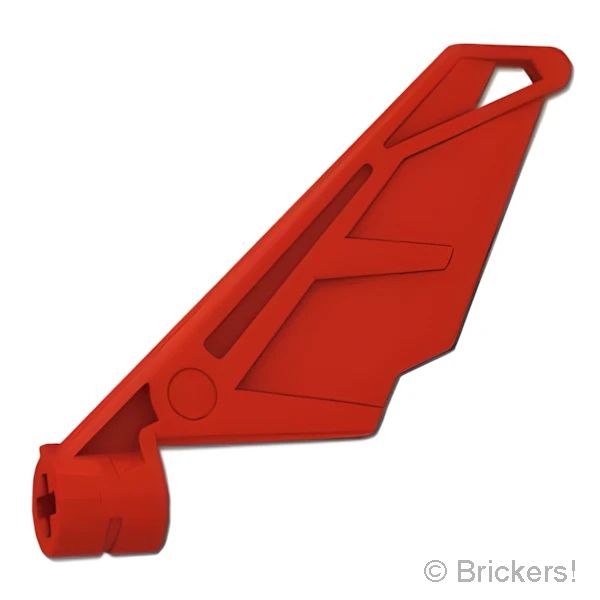 LEGOR レゴ パーツ 4528021/6215638/6559334 バイオニクル スモールウィング - 軸穴：[Red / レッド] 61800-021 