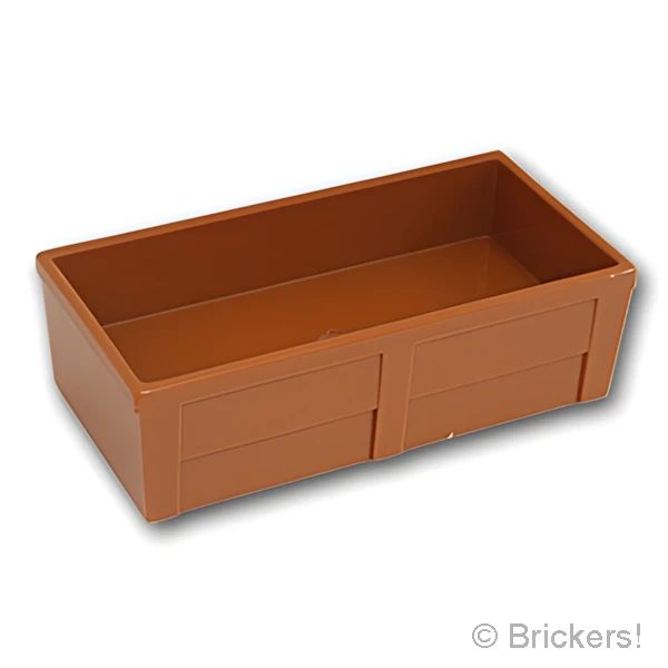 LEGOR パーツ 4538187 デュプロ 動物のエサ箱(給餌器）2 x 4 x 1：[Dark Orange / ダークオレンジ] 61896-038 の商品ページ｜レゴRパーツ バラ売りのブリッカーズ
