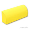 スロープ カーブ 1 x 4 x 1 1/3：[Bt,Lt Yellow / ブライトライトイエロー]