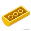スロープ カーブ ダブル 2 x 4：[Yellow / イエロー]