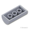 スロープ カーブ ダブル 2 x 4：[Light Bluish Gray / グレー]