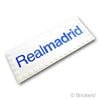 タイル 6 x 16 エッジスタッド - Realmadrid：[White / ホワイト]