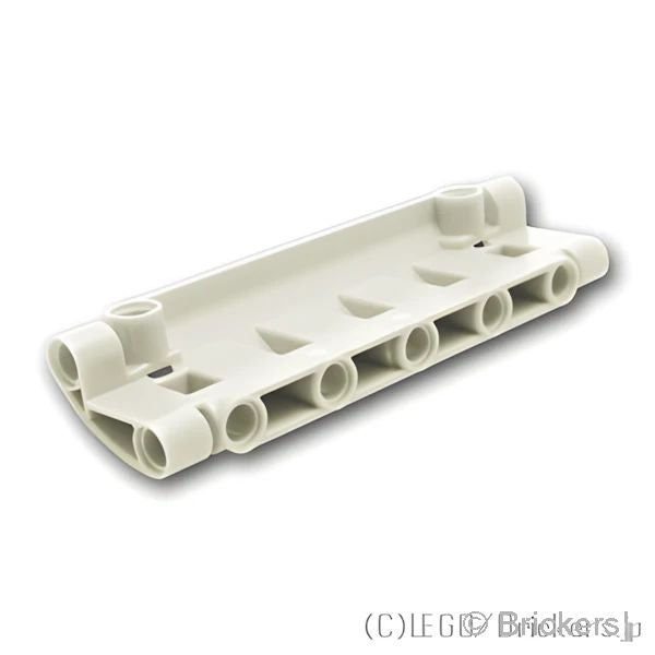 LEGOR パーツ 6004137 テクニック パネル カーブ 11 x 3 - 2ピンホール：[White / ホワイト] 62531-001 の商品ページ｜レゴRパーツ バラ売りのブリッカーズ