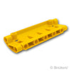 テクニック パネル カーブ 11 x 3 - 2ピンホール：[Yellow / イエロー]