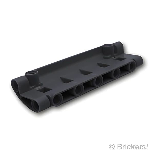 LEGOR パーツ 6211633/6361938/6537708 テクニック パネル カーブ 11 x 3 - 2ピンホール：[Dark Bluish Gray / ダークグレー] 62531-199 の商品ページ｜レゴRパーツ バラ売りのブリッカーズ