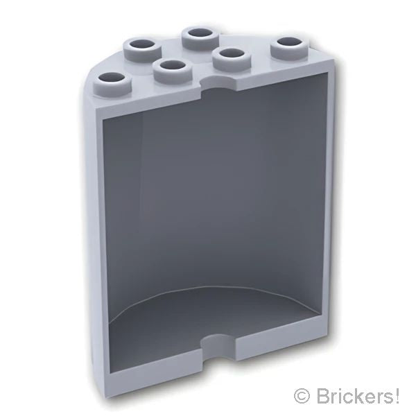LEGOR パーツ 4211619/4511619/6393672 シリンダー ハーフ 2 x 4 x 4：[Light Bluish Gray / グレー] 6259-194 の商品ページ｜レゴRパーツ バラ売りのブリッカーズ