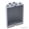 シリンダー ハーフ 2 x 4 x 4：[Light Bluish Gray / グレー]