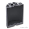 シリンダー ハーフ 2 x 4 x 4：[Dark Bluish Gray / ダークグレー]