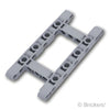 テクニック リフトアーム フレーム 5 x 11 - オープンセンター：[Light Bluish Gray / グレー]