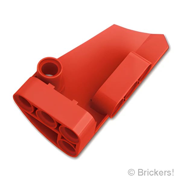 LEGOR パーツ 4540798 テクニック パネル フェアリング #04 - スモールロング B：[Red / レッド] 64391-021 の商品ページ｜レゴRパーツ バラ売りのブリッカーズ