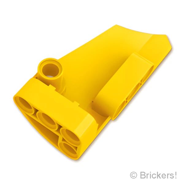 LEGOR パーツ 4541950/6005197/6533801 テクニック パネル フェアリング #04 - スモールロング B：[Yellow / イエロー] 64391-024 の商品ページ｜レゴRパーツ バラ売りのブリッカーズ