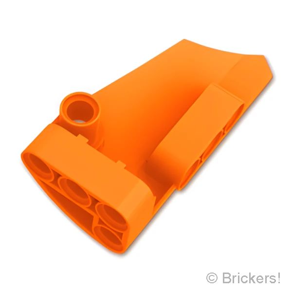 LEGOR パーツ 4618379/6103618/6285294 テクニック パネル フェアリング #04 - スモールロング B：[Orange / オレンジ] 64391-106 の商品ページ｜レゴRパーツ バラ売りのブリッカーズ