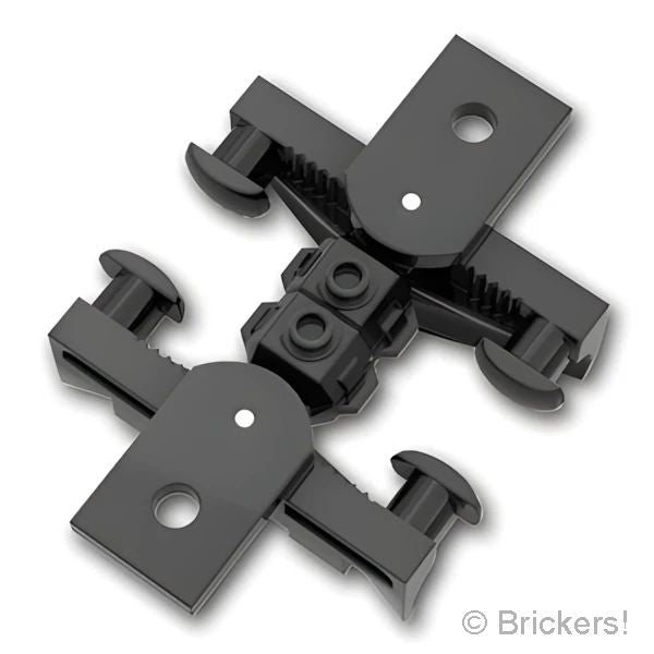 LEGOR パーツ 4537293/4589489/6125768/6172142 トレイン バッファー 先頭車両用 - マグネット内蔵連結器：[Black / ブラック] 64415c01-026 の商品ページ｜レゴRパーツ バラ売りのブリッカーズ