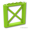 サポート 1 x 6 x 5 - 四角桁：[Lime / ライム]