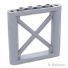 サポート 1 x 6 x 5 - 四角桁：[Light Bluish Gray / グレー]