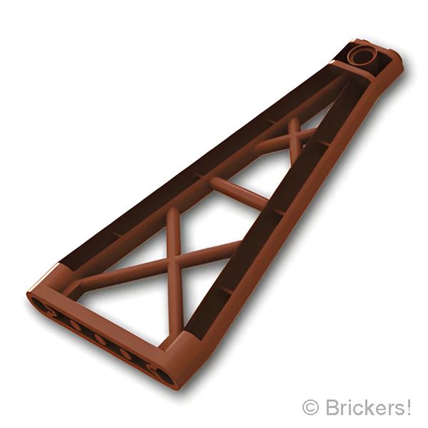 LEGOR パーツ 6256985 サポート 1 x 6 x 10 - 三角桁：[Reddish Brown / ブラウン] 64449-192 の商品ページ｜レゴRパーツ バラ売りのブリッカーズ