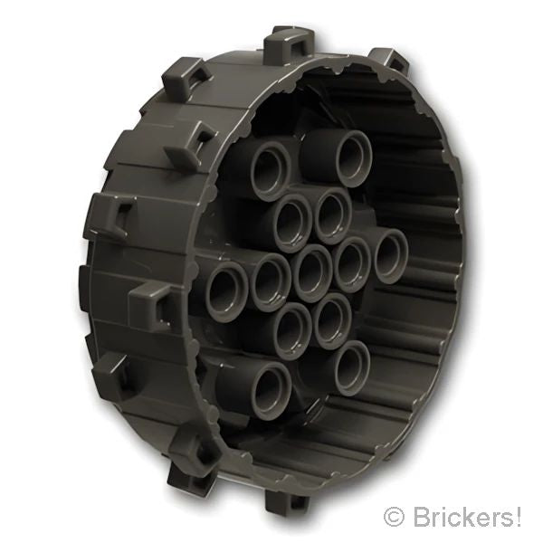LEGO® パーツ - ホイール ハード プラスチック - スモールクリート：[Pearl Dk,Gray / パールダークグレー] 64711-148 の商品ページ｜レゴRパーツ バラ売りのブリッカーズ