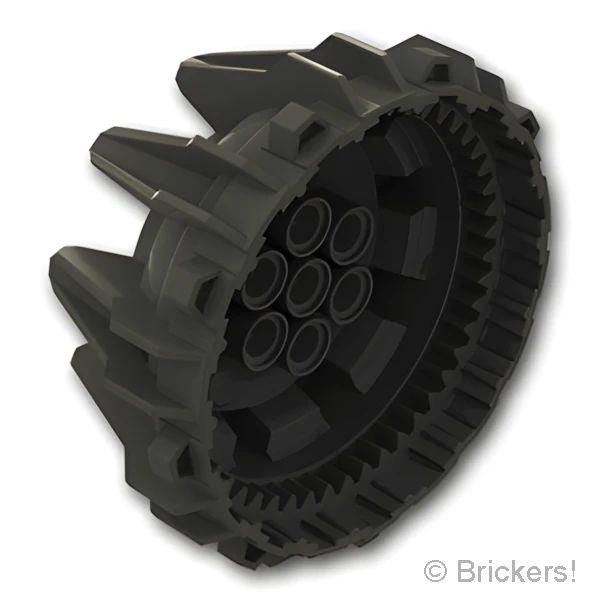 LEGO® パーツ 4538782 ホイール ハード プラスチック - スモールクリート / フランジ：[Black / ブラック] 64712-026 の商品ページ｜レゴRパーツ バラ売りのブリッカーズ