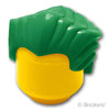 ミニフィグ ヘア - オールバック：[Green / グリーン]