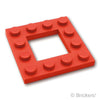 プレート 4 x 4 - オープンセンター 2 x 2：[Red / レッド]
