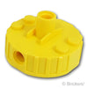 マグネットブロック 3ピンホール - 4×4×2：[Yellow / イエロー]