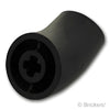 ブロック ラウンド 2 x 2 - 45°エルボー H25.5mm：[Black / ブラック]
