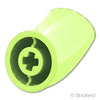ブロック ラウンド 2 x 2 - 45°エルボー H25.5mm：[Yellowish Green / イエローイッシュグリーン]