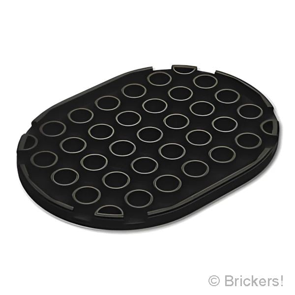 LEGOR パーツ 6543003 タイル ラウンド 6 x 8 - オーバル：[Black / ブラック] 65474-026 の商品ページ｜レゴRパーツ バラ売りのブリッカーズ