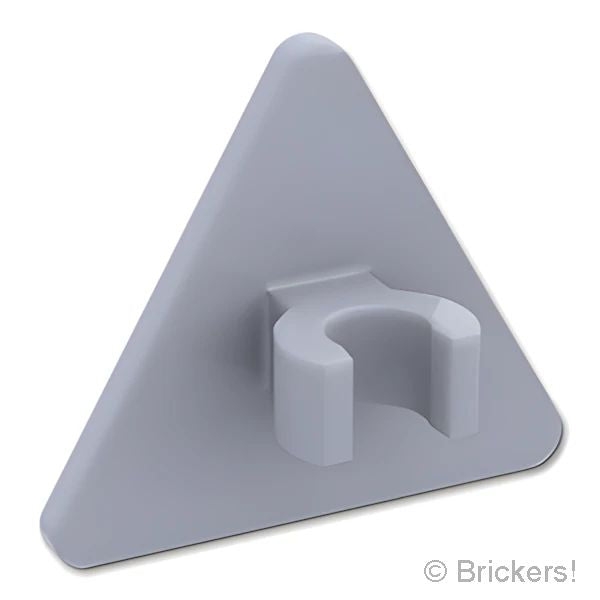 LEGOR パーツ 6317545 標識 2 x 2 - トライアングル：[Light Bluish Gray / グレー] 65676-194 の商品ページ｜レゴRパーツ バラ売りのブリッカーズ