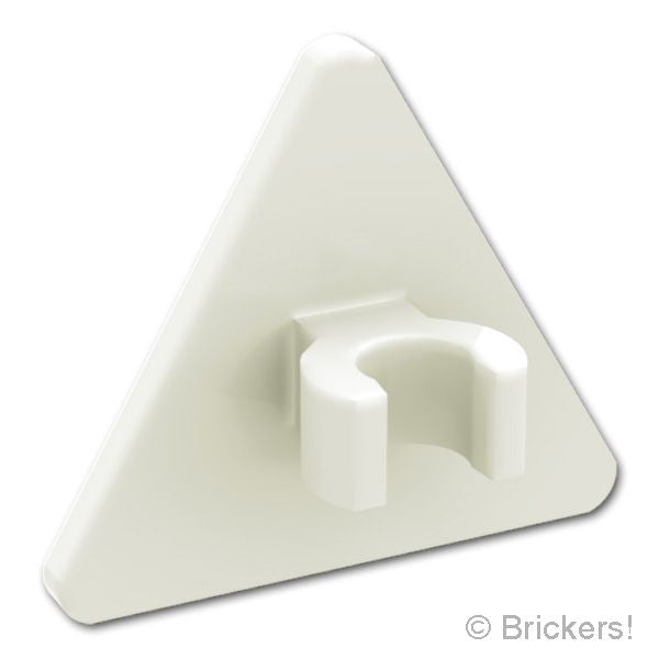 LEGO® パーツ 6343342/6520698 標識 2 x 2 - トライアングル - 労働者：[White / ホワイト] 65676pb001-001 