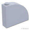 スロープ カーブ 4 x 1 x 2 2/3：[Light Bluish Gray / グレー]