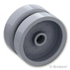 ホイール 18mm x 12mm - ブレーキロータードット：[Flat Silver / フラットシルバー]