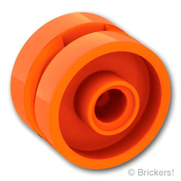 LEGOR パーツ 6533081 ホイール 18mm x 12mm - ブレーキロータードット：[Reddish Orange / レディッシュオレンジ ] 66727-402 の商品ページ｜レゴRパーツ バラ売りのブリッカーズ