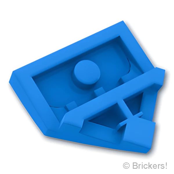 LEGO® パーツ 6392003 ウェッジ 2 x 2：[Dark Azure / ダークアズール] 66956-321 の商品ページ｜レゴRパーツ バラ売りのブリッカーズ
