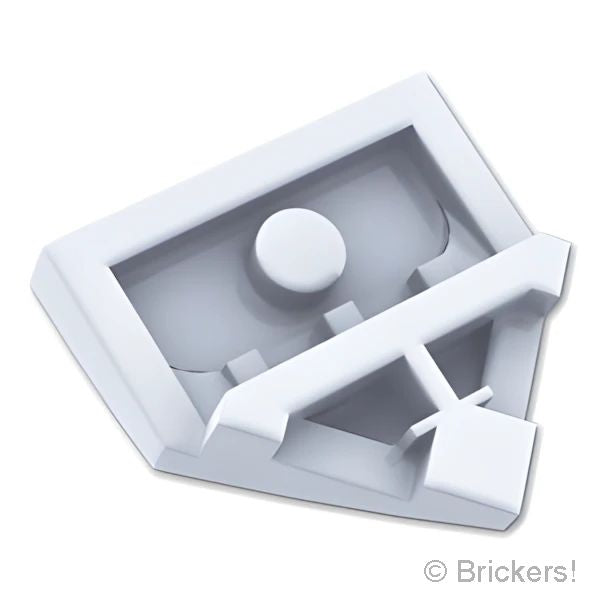 LEGOR パーツ 6331226 ウェッジ 2 x 2：[MetallicSilver / メタリックシルバー] 66956-MS の商品ページ｜レゴRパーツ バラ売りのブリッカーズ