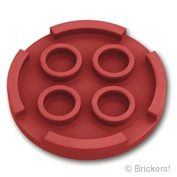 LEGOR パーツ 6316561 タイル ラウンド 3 x 3：[Dark Red / ダークレッド] 67095-154 の商品ページ｜レゴRパーツ バラ売りのブリッカーズ