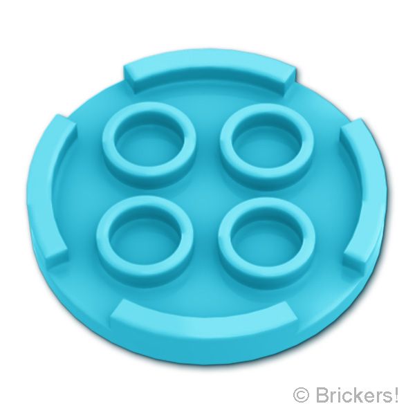 LEGO® パーツ 6599547 タイル ラウンド 3 x 3：[Md,Azure / ミディアムアズール] 67095-156 