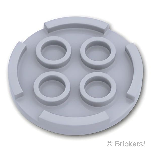 LEGOR パーツ 6306721 タイル ラウンド 3 x 3：[Light Bluish Gray / グレー] 67095-194 の商品ページ｜レゴRパーツ バラ売りのブリッカーズ