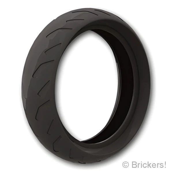 LEGOR パーツ 6294605 タイヤ 94.3mm - オートバイレーシング / 中空：[Black / ブラック] 67140-026 の商品ページ｜レゴRパーツ バラ売りのブリッカーズ