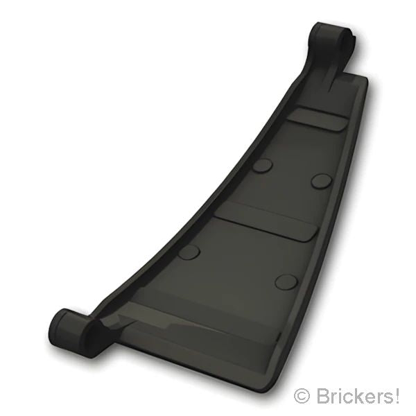 LEGOR パーツ 6390391/6472644 テクニック パネル カーブ #50 - 5 x 13 テーパー 左：[Black / ブラック] 67142-026 の商品ページ｜レゴRパーツ バラ売りのブリッカーズ