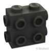ブロック 1 x 2 x 1 2/3 - 3面スタッド：[Black / ブラック]