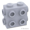 ブロック 1 x 2 x 1 2/3 - 3面スタッド：[Light Bluish Gray / グレー]