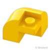 スロープ カーブ コーナー 2 x 2 x 1 1/3：[Yellow / イエロー]