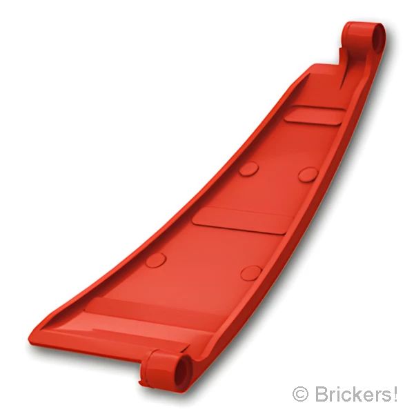 LEGOR パーツ 6334500/6472656 テクニック パネル カーブ #50 - 5 x 13 テーパー 右：[Red / レッド] 68196-021 の商品ページ｜レゴRパーツ バラ売りのブリッカーズ