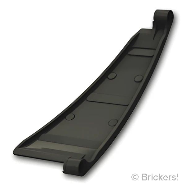 LEGOR パーツ 6390393/6472641 テクニック パネル カーブ #50 - 5 x 13 テーパー 右：[Black / ブラック] 68196-026 の商品ページ｜レゴRパーツ バラ売りのブリッカーズ