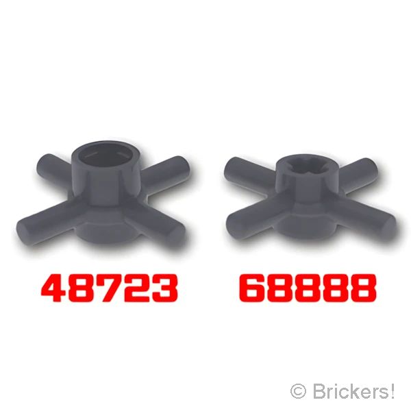 LEGOR パーツ 6316692 テクニック 十字軸コネクター - 4バー：[Dark Bluish Gray / ダークグレー] 68888-199 の商品ページ｜レゴRパーツ バラ売りのブリッカーズ