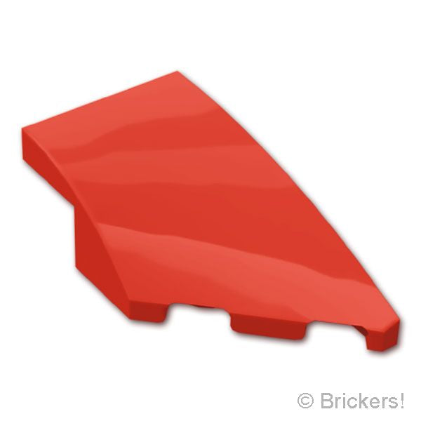 LEGO® パーツ 6522833 ウェッジ カーブ4 x 2 - 右：[Red / レッド] 6929-021 